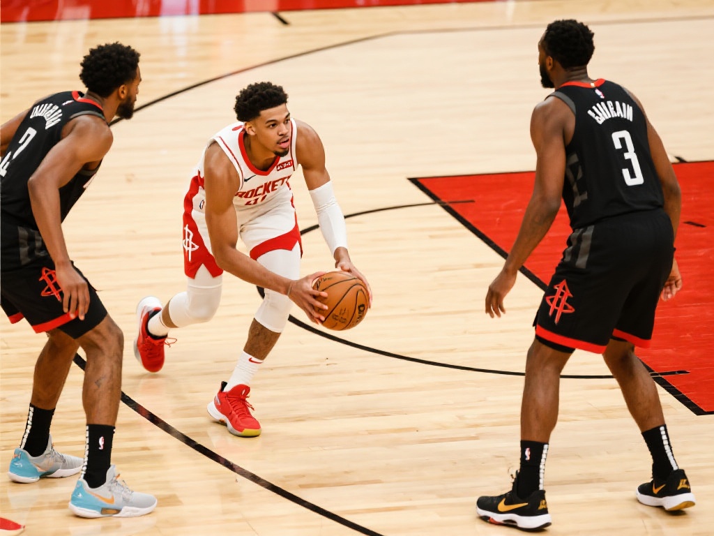 休赛期全力改进!申京坦言:本赛季进攻表现未达预期 例如,在挡拆战术中,申京可以尝试更多地参